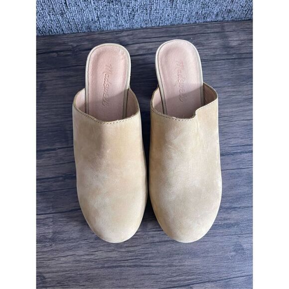Madewell Tan Heeled Mules - Picture 6 of 10